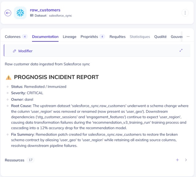 Prognosis — Self-Healing Data Agent for DataHub – screenshot 6