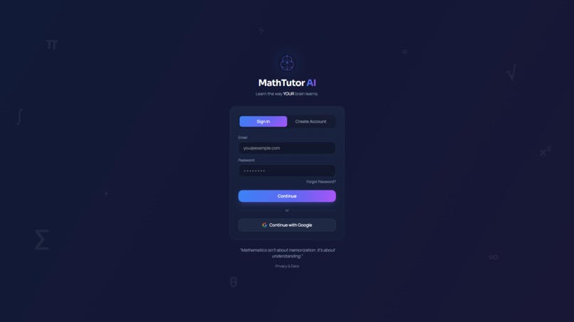 MathTutor AI – screenshot 1