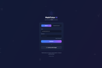 MathTutor AI