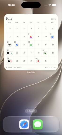 Duefolio – screenshot 2