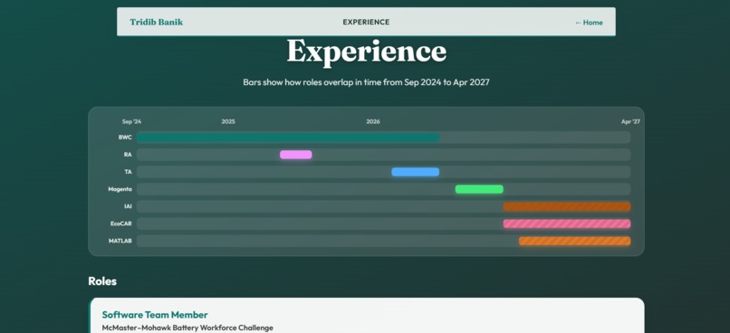Personal_Portfolio_of_Tridib – screenshot 2