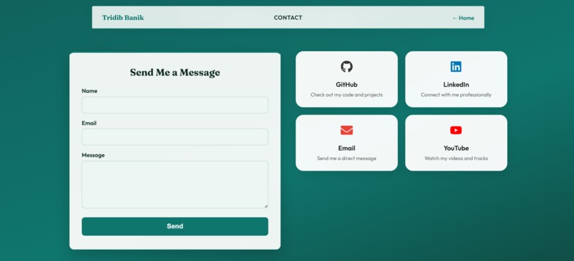 Personal_Portfolio_of_Tridib – screenshot 5