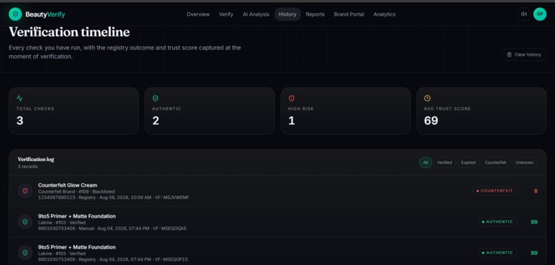 BeautyVerify – screenshot 3