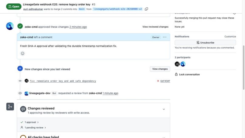 LineageGate – screenshot 2