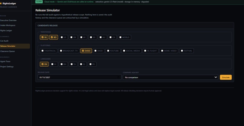 RightsLedger Agent – screenshot 5