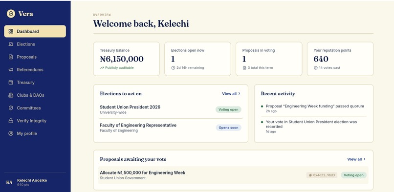 Vera – screenshot 1