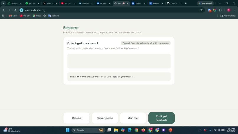 Rehearse – screenshot 1