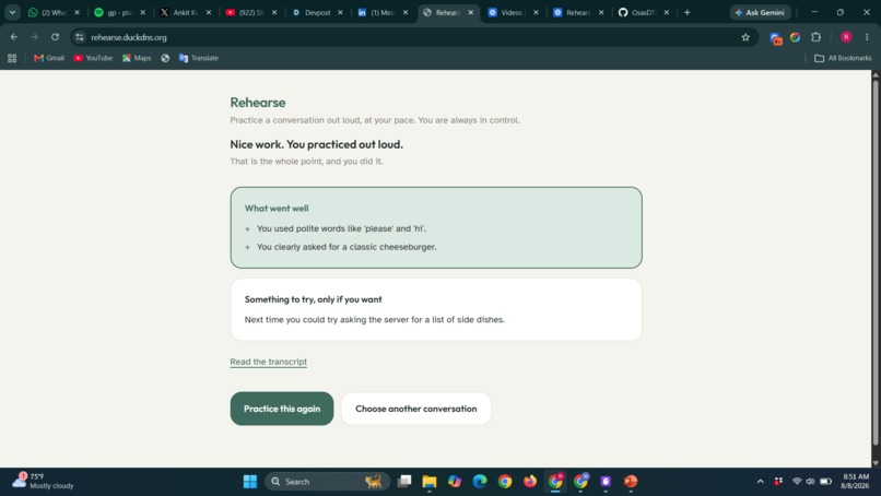 Rehearse – screenshot 2