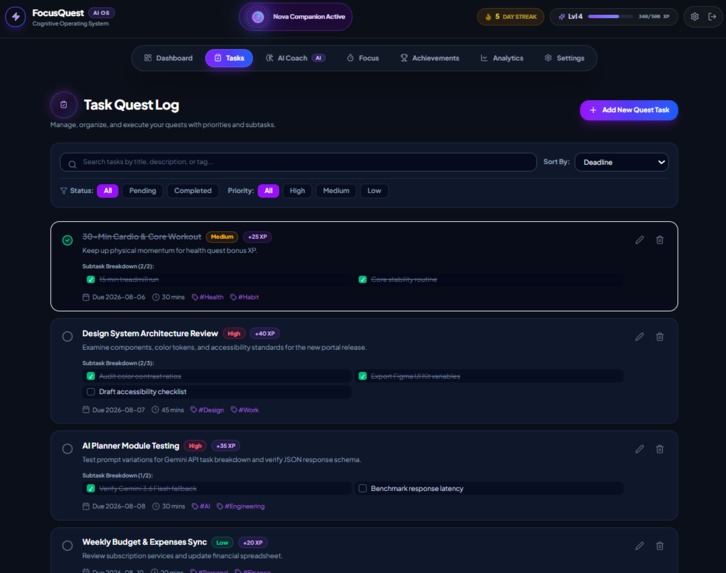FocusQuest-AIF – screenshot 1