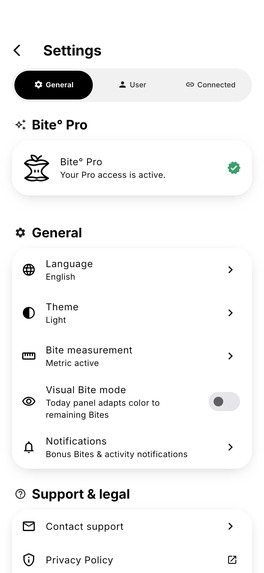 Bite° Food Tracker – screenshot 11