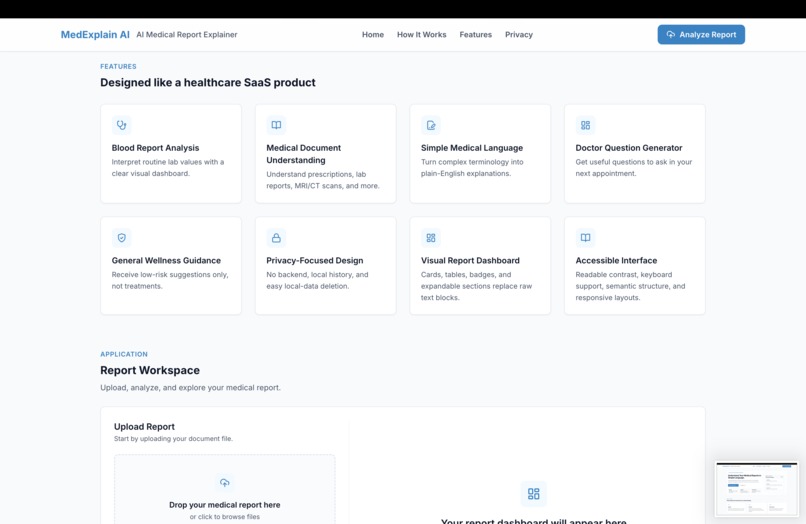 MedExplain AI – screenshot 4