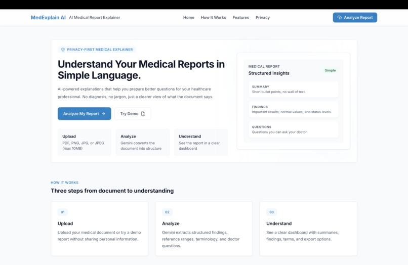 MedExplain AI – screenshot 5