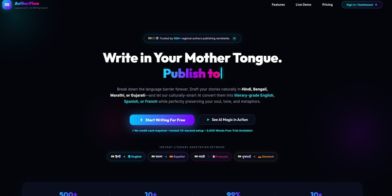 Author Flow – screenshot 5