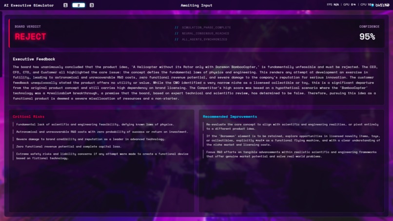 Ai Executive Simulator – screenshot 2