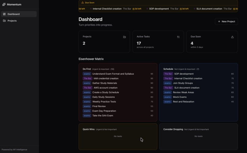 Momentum AI(M1) – screenshot 1