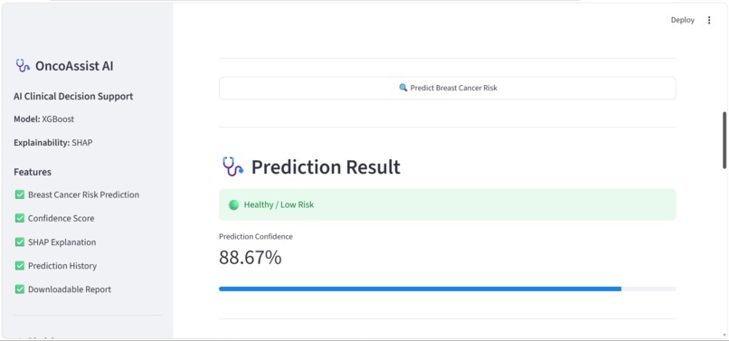 OncoAssist AI – screenshot 2