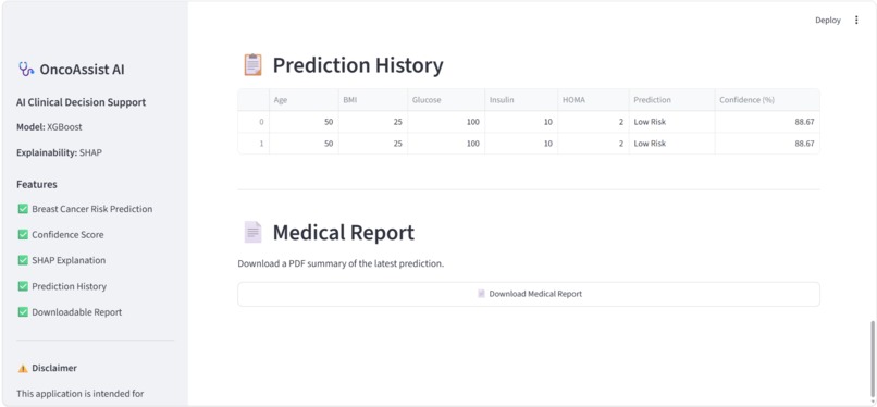 OncoAssist AI – screenshot 4