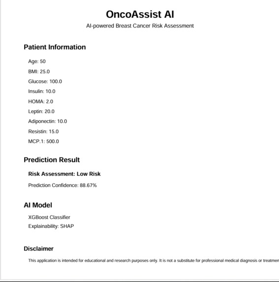 OncoAssist AI – screenshot 5