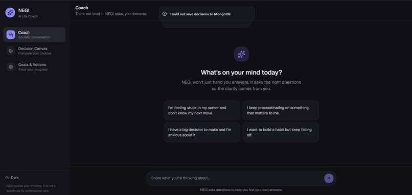 NEGI - Your Life Coach – screenshot 2