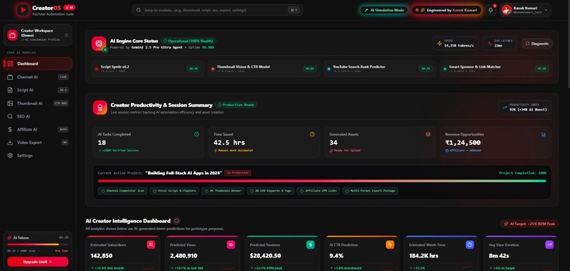 YouTube Creator AI Studio Pro – screenshot 1