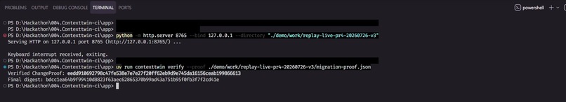 ContextTwin CI – screenshot 3