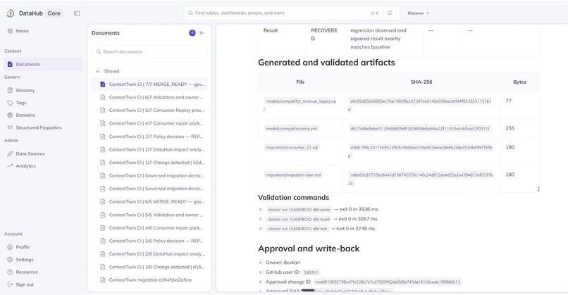 ContextTwin CI – screenshot 8