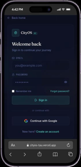 CityOS – screenshot 2