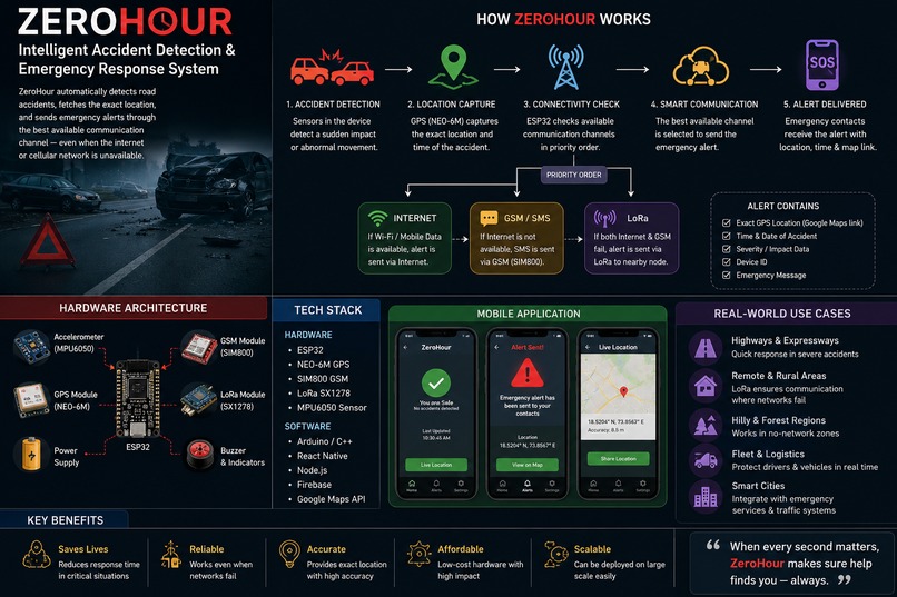 ZeroHour — Smart Accident Response System – screenshot 1
