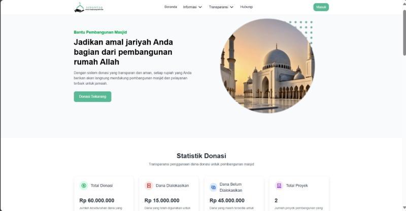 Donation Management Information System – screenshot 3