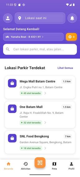 QR Code Based Digital Parking Ticketing System – screenshot 1