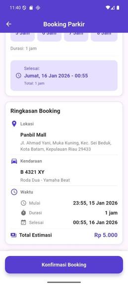 QR Code Based Digital Parking Ticketing System – screenshot 2