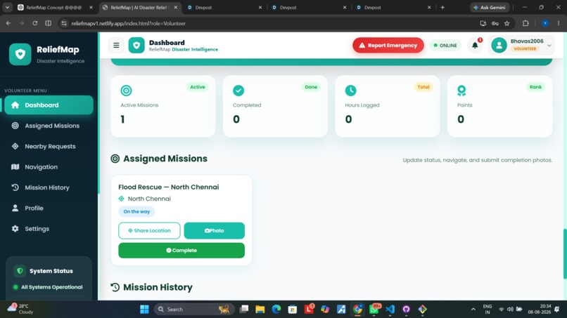 ReliefMap: AI-Powered Disaster Relief Coordination – screenshot 8