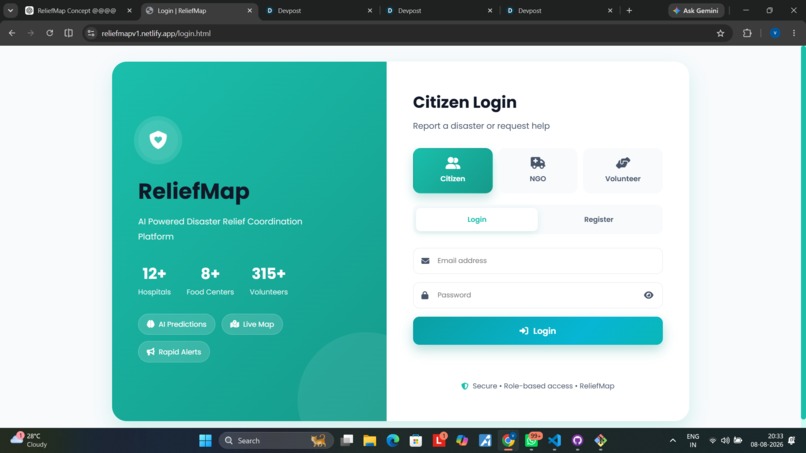 ReliefMap: AI-Powered Disaster Relief Coordination – screenshot 10