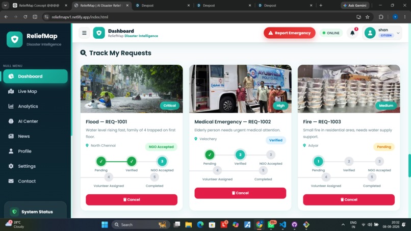 ReliefMap: AI-Powered Disaster Relief Coordination – screenshot 12