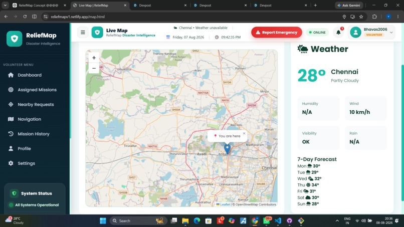 ReliefMap: AI-Powered Disaster Relief Coordination – screenshot 14