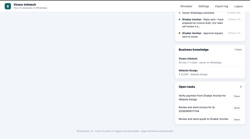  BizOperator AI – screenshot 3