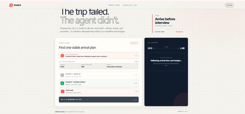 PLAN B: Autonomous Travel Recovery – screenshot 2