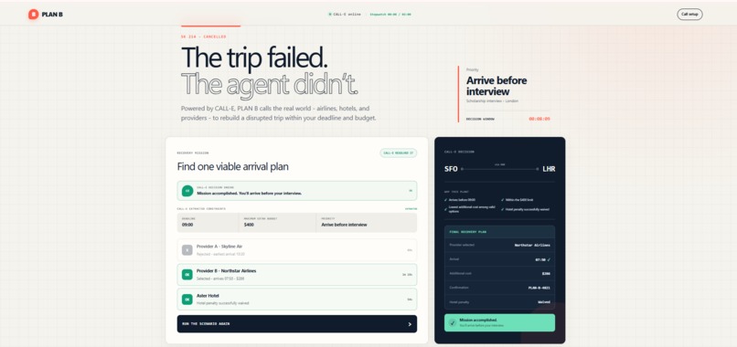 PLAN B: Autonomous Travel Recovery – screenshot 3