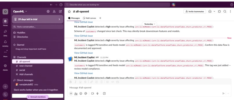 ML Incident Copilot – screenshot 4
