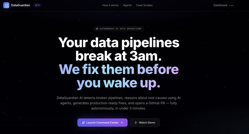 DataGuardian AI - Your Autonomous Data Incident Commander – screenshot 3