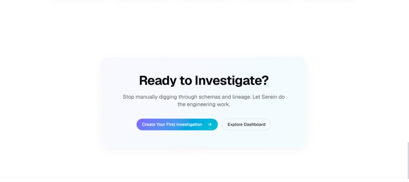 Serein – The Autonomous Data Engineering Companion – screenshot 7