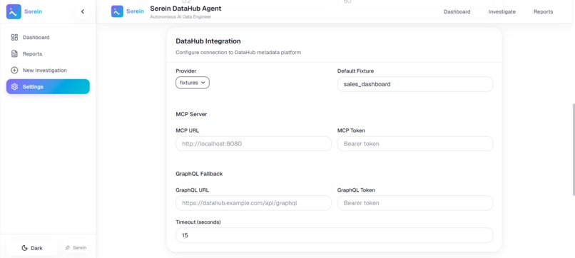 Serein – The Autonomous Data Engineering Companion – screenshot 8