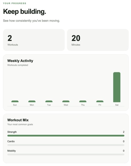 HomeFit – screenshot 4