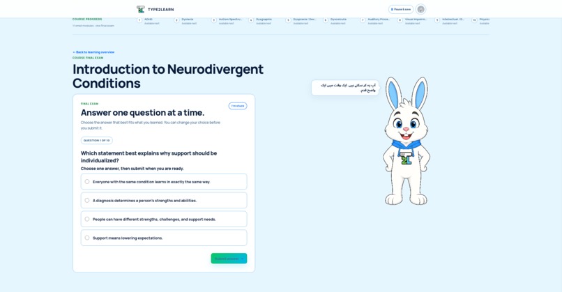 Type2Learn – screenshot 9