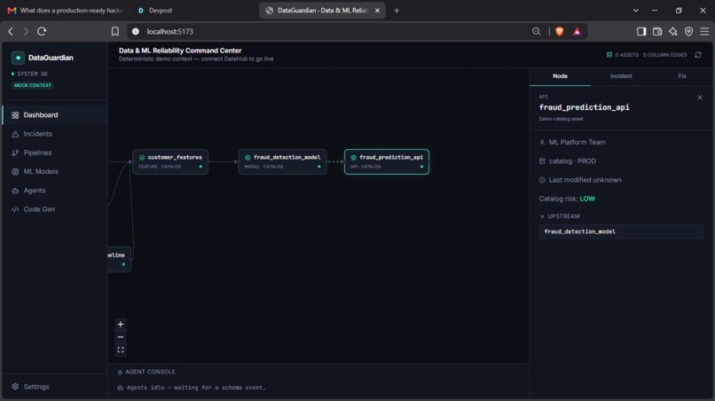 DataGuardian — Autonomous Data & ML Reliability Agent – screenshot 9