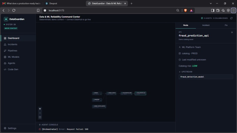 DataGuardian — Autonomous Data & ML Reliability Agent – screenshot 11