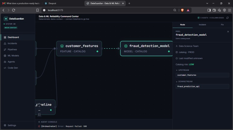DataGuardian — Autonomous Data & ML Reliability Agent – screenshot 15