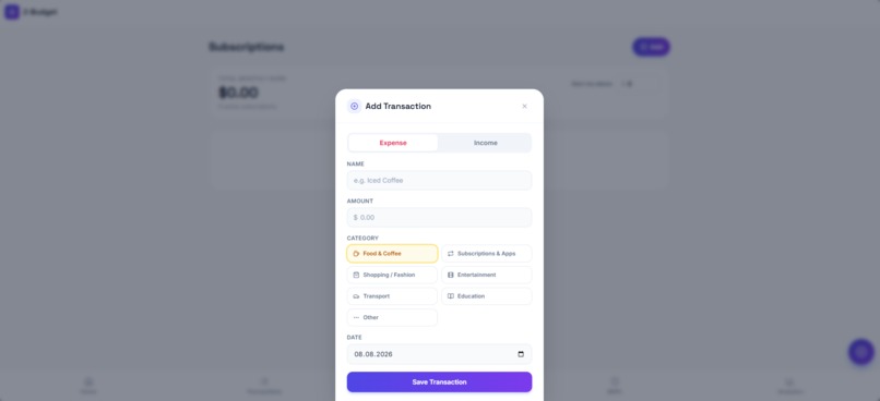 Z-budget – screenshot 4
