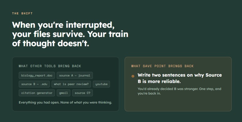 SavePoint – screenshot 2