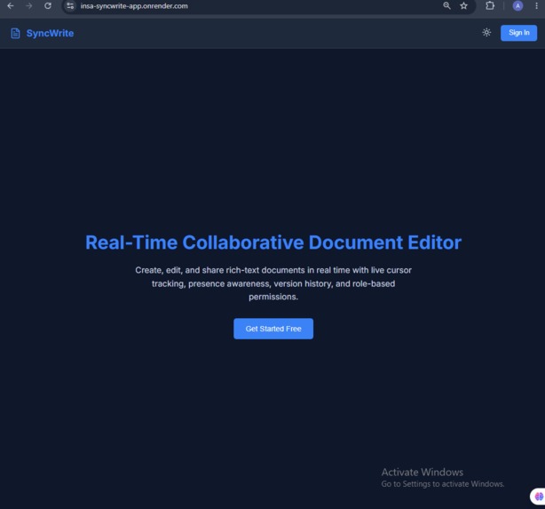 SyncWrite – screenshot 1